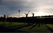 10 January 2018; Players from both side's contest a lineout during the Bank of Ireland Leinster Schools Vinnie Murray Cup Round 1 match between Wilson's Hospital and CBC Monkstown at Donnybrook Stadium in Dublin. Photo by Eóin Noonan/Sportsfile