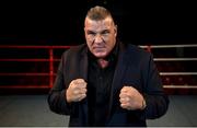 10 January 2018; Former boxer Joe Egan poses for a portrait following a press conference to promote the upcoming Last Man Standing event at the National Stadium in Dublin. Photo by David Fitzgerald/Sportsfile