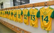 10 January 2018; A general view of the Donegal team changing room before the Bank of Ireland Dr. McKenna Cup Section C Round 3 match between Donegal and Fermanagh at Páirc MacCumhaill in Ballybofey, Donegal. Photo by Oliver McVeigh/Sportsfile