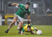 10 January 2018; Ryan Lyons of Fermanagh in action against Caolan Ward of Donegal during the Bank of Ireland Dr. McKenna Cup Section C Round 3 match between Donegal and Fermanagh at Páirc MacCumhaill in Ballybofey, Donegal. Photo by Oliver McVeigh/Sportsfile