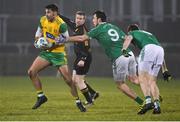10 January 2018; Michael Carroll of Donegal in action against Ryan Jones of Fermanagh during the Bank of Ireland Dr. McKenna Cup Section C Round 3 match between Donegal and Fermanagh at Páirc MacCumhaill in Ballybofey, Donegal. Photo by Oliver McVeigh/Sportsfile