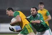 10 January 2018; Caolan Ward of Donegal in action against Paul McCusker of Fermanagh during the Bank of Ireland Dr. McKenna Cup Section C Round 3 match between Donegal and Fermanagh at Páirc MacCumhaill in Ballybofey, Donegal. Photo by Oliver McVeigh/Sportsfile