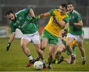 10 January 2018; Paul McCusker of Fermanagh in action against Paul Brennan of Donegal during the Bank of Ireland Dr. McKenna Cup Section C Round 3 match between Donegal and Fermanagh at Páirc MacCumhaill in Ballybofey, Donegal. Photo by Oliver McVeigh/Sportsfile