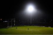 12 January 2018; Ground staff attempt to remove water from the pitch before the Connacht FBD League Round 2 refixture match between Mayo and Galway at Elverys MacHale Park in Castlebar, Mayo. Photo by Piaras Ó Mídheach/Sportsfile