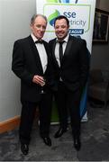 12 January 2018; Former Republic of Ireland manager Brian Kerr and former international Andy Reid in attendance at the SSE Airtricity / Soccer Writers Association of Ireland Awards 2017 at The Conrad Hotel in Dublin. Photo by Stephen McCarthy/Sportsfile