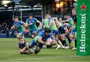 13 January 2018; John Muldoon of Connacht going over to score his side's first try during the European Rugby Challenge Cup Pool 5 Round 5 match between Worcester Warriors and Connacht at the Sixways Stadium, in Worcester, England. Photo by Malcolm Couzens/Sportsfile