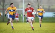 13 January 2018; Kevin Crowley of Cork in action against Aaron Fitzgerald of Clare during the McGrath Cup Final between Cork and Clare at Mallow GAA Complex in Mallow, Co. Cork. Photo by Diarmuid Greene/Sportsfile