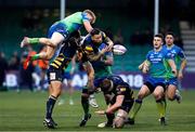 13 January 2018; Darragh Leader of Connacht in action against Francois Hougaard of Worcester Warriors during the European Rugby Challenge Cup Pool 5 Round 5 match between Worcester Warriors and Connacht at the Sixways Stadium, in Worcester, England. Photo by Malcolm Couzens/Sportsfile