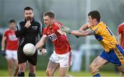 13 January 2018; Michael Hurley of Cork in action against Kieran Malone of Clare during the McGrath Cup Final between Cork and Clare at Mallow GAA Complex in Mallow, Co. Cork. Photo by Diarmuid Greene/Sportsfile