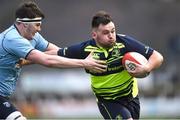 13 January 2018; Jack Aungier of Leinster A is tackled by Ben Murphy of Blues Premiership Select during the British & Irish Cup match between Blues Premiership Select and Leinster A at Sardis Road in Pontypridd, Wales. Photo by Ben Evans/Sportsfile