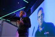 13 January 2018; Paul McGinley, Captain, Europe Ryder Cup Team 2014, during day two of the GAA Games Development Conference at Croke Park in Dublin. Photo by Stephen McCarthy/Sportsfile