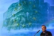 13 January 2018; Paul McGinley, Captain, Europe Ryder Cup Team 2014, during day two of the GAA Games Development Conference at Croke Park in Dublin. Photo by Stephen McCarthy/Sportsfile