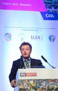 13 January 2018; Peter Horgan, GAA Education Officer, during day two of the GAA Games Development Conference at Croke Park in Dublin. Photo by Stephen McCarthy/Sportsfile