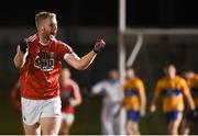 13 January 2018; Ruairi Deane of Cork celebrates after team-mate Stephen Sherlock scored the match-winning goal in injury time during the McGrath Cup Final between Cork and Clare at Mallow GAA Complex in Mallow, Co. Cork. Photo by Diarmuid Greene/Sportsfile