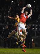 13 January 2018; Ruairi Deane of Cork in action against Eoghan Collins of Clare during the McGrath Cup Final between Cork and Clare at Mallow GAA Complex in Mallow, Co. Cork. Photo by Diarmuid Greene/Sportsfile