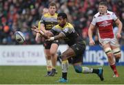 13 January 2018; Kini Murimurivalu of La Rochelle  during the European Rugby Champions Cup Pool 1 Round 5 match between Ulster and La Rochelle at the Kingspan Stadium in Belfast. Photo by Oliver McVeigh/Sportsfile