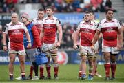 13 January 2018; Ulster players, from left, Callum Black, Alan O'Connor, Iain Henderson, Sean Reidy, and Rodney Ah You during the European Rugby Champions Cup Pool 1 Round 5 match between Ulster and La Rochelle at the Kingspan Stadium in Belfast. Photo by Oliver McVeigh/Sportsfile