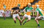 13 January 2018; Conor Martin of Kilkenny in action against Conor Molloy of Offaly during the Bord na Mona Walsh Cup semi-final match between Offaly and Kilkenny at Bord na Mona O'Connor Park in Offaly. Photo by Sam Barnes/Sportsfile