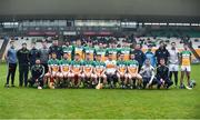 13 January 2018; The Offaly team ahead of the Bord na Mona Walsh Cup semi-final match between Offaly and Kilkenny at Bord na Mona O'Connor Park in Offaly. Photo by Sam Barnes/Sportsfile