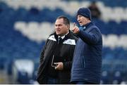14 January 2018; Glasgow Warriors head coach Dave Rennie, left, with Leinster head coach Leo Cullen ahead of the European Rugby Champions Cup Pool 3 Round 5 match between Leinster and Glasgow Warriors at the RDS Arena in Dublin. Photo by Ramsey Cardy/Sportsfile