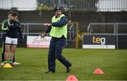 14 January 2018; Offaly manager Stephen Wallace ahead of the Bord na Mona O'Byrne Cup semi-final match between Westmeath and Offaly at Cusack Park, in Mullingar, Westmeath. Photo by Sam Barnes/Sportsfile