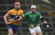 14 January 2018; William O'Meara of Limerick in action against Niall Deasy of Clare during Co-Op Superstores Munster Senior Hurling League Final between Limerick and Clare at Gaelic Grounds in Limerick. Photo by Diarmuid Greene/Sportsfile