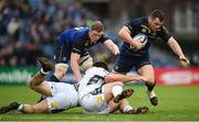14 January 2018; Cian Healy of Leinster is tackled by D’Arcy Rae of Glasgow Warriors during the European Rugby Champions Cup Pool 3 Round 5 match between Leinster and Glasgow Warriors at the RDS Arena in Dublin. Photo by Stephen McCarthy/Sportsfile