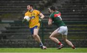 14 January 2018; Diarmuid Murtagh of Roscommon in action against Ger Cafferkey of Mayo during the Connacht FBD League Round 4 match between Roscommon and Mayo at Dr Hyde Park in Roscommon. Photo by Piaras Ó Mídheach/Sportsfile