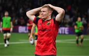 14 January 2018; Keith Earls of Munster reacts after the European Rugby Champions Cup Pool 4 Round 5 match between Racing 92 and Munster at the U Arena in Paris, France. Photo by Brendan Moran/Sportsfile