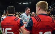 14 January 2018; Donnacha Ryan of Racing 92 is applauded off the pitch by members of the Munster squad after the European Rugby Champions Cup Pool 4 Round 5 match between Racing 92 and Munster at the U Arena in Paris, France. Photo by Brendan Moran/Sportsfile