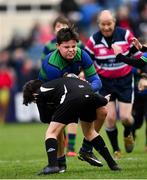 14 January 2018; Action during the Bank of Ireland Half-Time Minis between Dundalk RFC and Seapoint RFC at the European Rugby Champions Cup Pool 3 Round 5 match between Leinster and Glasgow Warriors at the RDS Arena in Dublin. Photo by Ramsey Cardy/Sportsfile