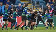 14 January 2018; Action during the Bank of Ireland Half-Time Minis between Wanderers RFC and Seapoint RFC at the European Rugby Champions Cup Pool 3 Round 5 match between Leinster and Glasgow Warriors at the RDS Arena in Dublin. Photo by David Fitzgerald/Sportsfile