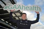 15 January 2018; An independent evaluation by Waterford IT has revealed that the GAA Healthy Club Project (HCP) is already showing significant and lasting improvements to the health of communities across Ireland. Stemming from this, the Healthy Club Project is calling on further clubs to make the GAA a healtheir place for everyone to enjoy, by signing up to this transformative initiative. Clubs can apply to participate in the Healthy Club Project by completing the online form on www.gaa.ie/community The closing date is Monday, January 29th. Pictured at the launch is Mayo footballer Diarmuid O'Connor at Croke Park in Dublin. Photo by Piaras Ó Mídheach/Sportsfile
