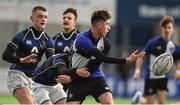 15 January 2018; Aidan Keane of Dundalk Grammar School is tackled by William Keenan of Mount Temple during the Community School Bank of Ireland Leinster Schools Fr. Godfrey Cup Round 1 match between Dundalk Grammar School and Mount Temple at Donnybrook Stadium in Dublin. Photo by Matt Browne/Sportsfile