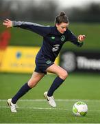 15 January 2018; Leanne Kiernan during Republic of Ireland training at the FAI National Training Centre in Abbotstown, Dublin. Photo by Stephen McCarthy/Sportsfile
