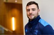 16 January 2018; Robbie Henshaw poses for a portrait following a Leinster Rugby press conference at Leinster Rugby Headquarters in Dublin. Photo by Ramsey Cardy/Sportsfile
