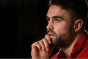 16 January 2018; Conor Murray during a Munster Rugby press conference at the University of Limerick in Limerick. Photo by Diarmuid Greene/Sportsfile