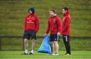 16 January 2018; Backline and attack coach Felix Jones, forwards coach Jerry Flannery, and head coach Johann van Graan during Munster Rugby squad training at the University of Limerick in Limerick. Photo by Diarmuid Greene/Sportsfile