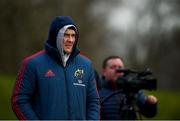 16 January 2018; Peter O'Mahony during Munster Rugby squad training at the University of Limerick in Limerick. Photo by Diarmuid Greene/Sportsfile