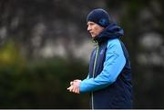 16 January 2018; Leinster head coach Leo Cullen during Leinster Rugby squad training at UCD in Dublin. Photo by Ramsey Cardy/Sportsfile