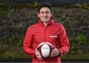 16 January 2018; The SPAR FAI Primary School 5s Programme was launched with a pop up training session at Scoil Mhuire CBS, Dublin, where former Republic of Ireland footballer and past pupil, Keith Andrews and current Republic of Ireland women's footballer, Megan Campbell provided a coaching masterclass to students from Scoil Mhuire CBS and St Vincent de Paul’s Girls NS. The five-a-side school blitzes are open to boys and girls from 4th, 5th and 6th class, and puts emphasis on fun and inclusivity. Register for the SPAR5s by February 9th at www.fai.ie/primary5. Pictured is former Republic of Ireland footballer, and past pupil of Scoil Mhuire CBS, Keith Andrews, at Scoil Mhuire CBS, Clontarf, Dublin. Photo by Seb Daly/Sportsfile