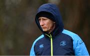 16 January 2018; Head coach Leo Cullen during Leinster Rugby squad training at UCD in Dublin. Photo by Ramsey Cardy/Sportsfile