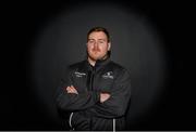 17 January 2018; Conor Carey poses for a portrait after a Connacht Rugby press conference at the Sportsground in Galway. Photo by Piaras Ó Mídheach/Sportsfile