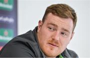 17 January 2018; Conor Carey during a Connacht Rugby press conference at the Sportsground in Galway. Photo by Piaras Ó Mídheach/Sportsfile