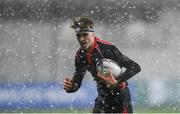 16 January 2018; Cameron Blair of Wesley College during the Bank of Ireland Leinster Schools Fr. Godfrey Cup Round 1 match between Wesley College and The High School at Donnybrook Stadium in Dublin.  Photo by Eóin Noonan/Sportsfile