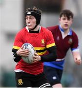 17 January 2018; Tadhg St Leger-Quinn of CBC Monkstown during the Bank of Ireland Leinster Schools Vinnie Murray Cup Round 2 match between Salesian College and CBC Monkstown at Donnybrook Stadium, in Dublin. Photo by Matt Browne/Sportsfile