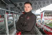 17 January 2018; Jacob Stockdale in attendance during an Ulster Rugby Press Conference at Kingspan Stadium, in Belfast. Photo by John Dickson/Sportsfile
