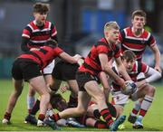 17 January 2018; Luke Kerr of Kilkenny College in action against Wesley College during the Bank of Ireland Leinster Schools Vinnie Murray Cup Round 2 match between Wesley College and Kilkenny College at Donnybrook Stadium, in Dublin. Photo by Matt Browne/Sportsfile