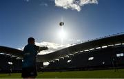 19 January 2018; Bryan Byrne during the Leinster Rugby captains run at the Altrad Stadium in Montpellier, France. Photo by Ramsey Cardy/Sportsfile