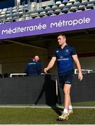 19 January 2018; Jordan Larmour during the Leinster Rugby captains run at the Altrad Stadium in Montpellier, France. Photo by Ramsey Cardy/Sportsfile